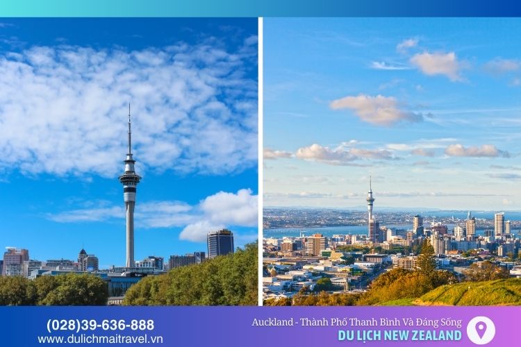 Sky Tower Auckland - biểu tượng của thành phố Auckland
