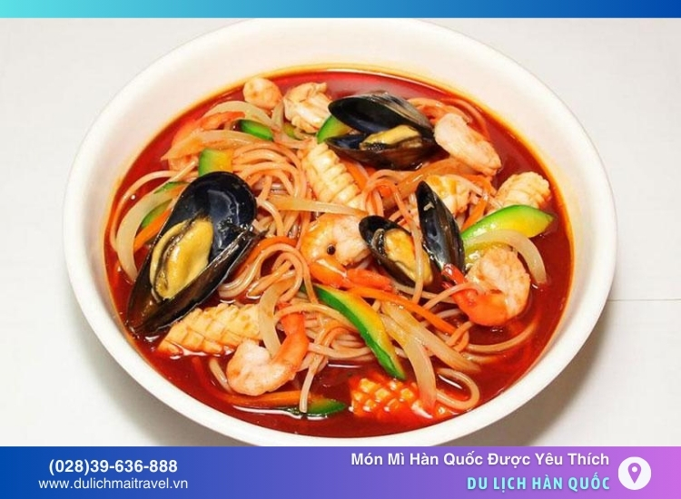 Jjamppong – Mì hải sản cay nồng, đậm đà kích thích vị giác và ấm lòng