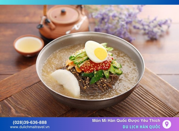 Naengmyeon – Mì lạnh Hàn Quốc thơm ngon, giải nhiệt tuyệt vời trong mùa hè