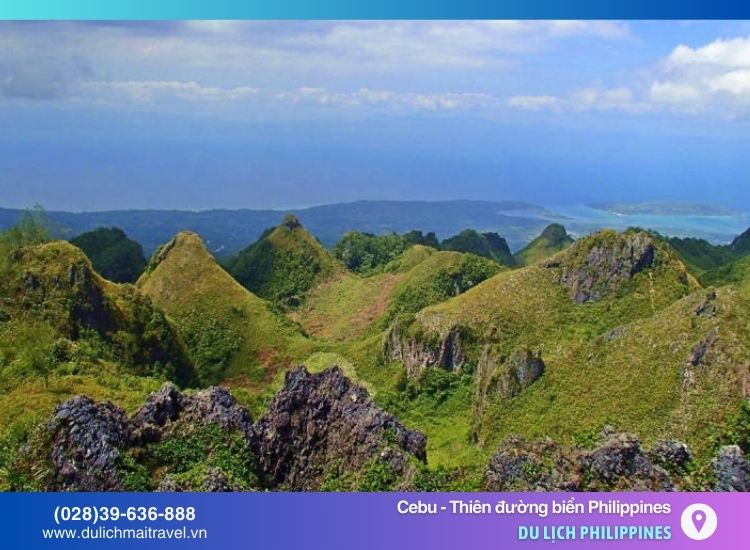 Đỉnh núi Osmena nơi ngắm Cebu từ trên cao