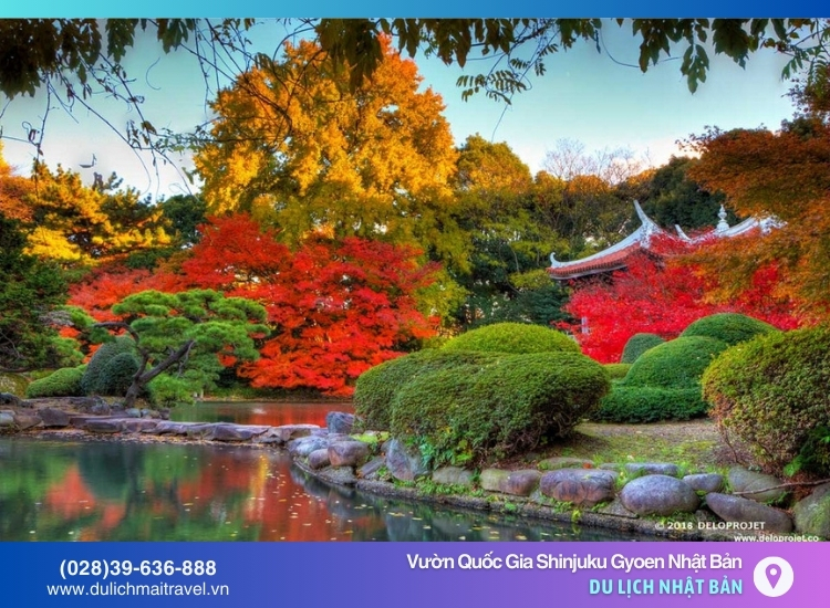 Vườn quốc gia Shinjuku Gyoen mở cửa hàng ngày và thu hút hàng triệu lượt khách mỗi năm.