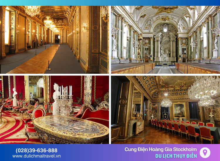 Kiến trúc độc đáo của cung điện Stockholm