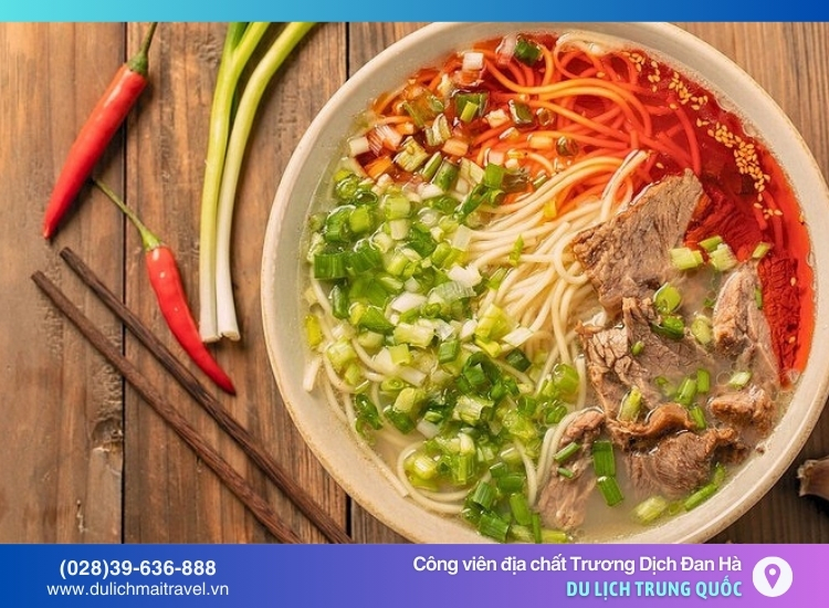 Mì bò Lan Châu: Món mì với hương vị đặc trưng