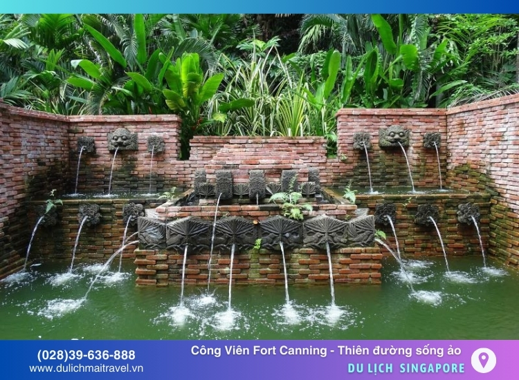 Khu vườn thư giãn với không gian xanh tươi và di sản lịch sử