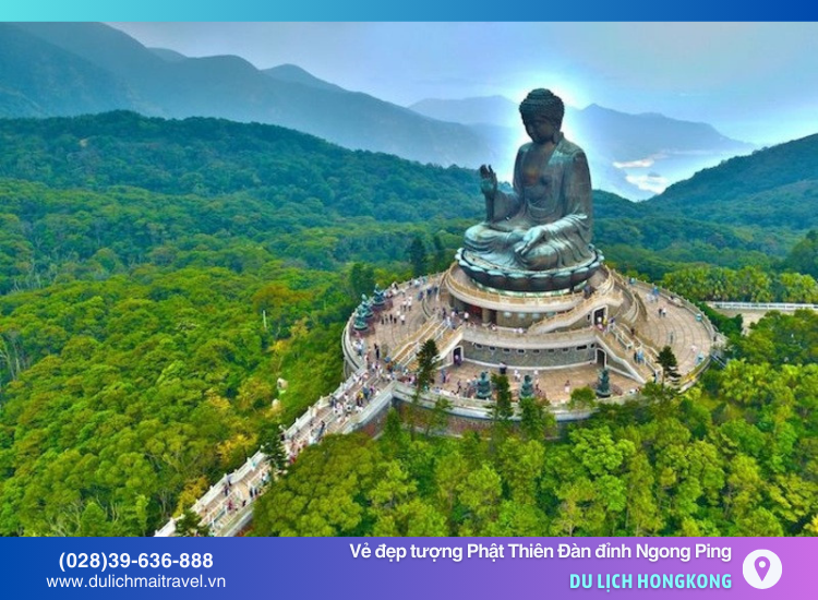 Tượng Phật Thiên Đàn - biểu tượng linh thiêng trên đảo Lantau, Hồng Kông