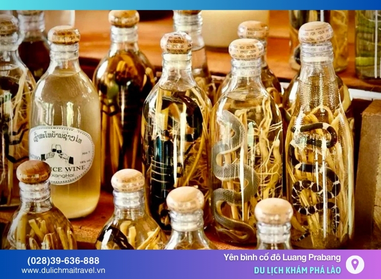 Khám phá rượu lao lao và sản phẩm thủ công truyền thống Lào