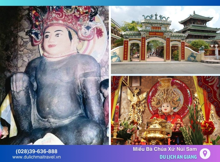 Tượng Bà Chúa Xứ là pho tượng đá sa thạch cổ xưa, di sản Óc Eo