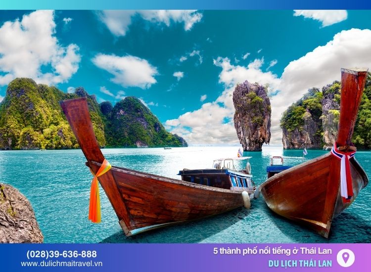 Đảo Phi Phi nổi tiếng với phong cảnh đẹp