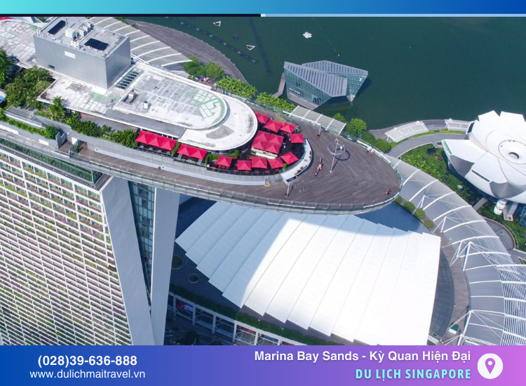 Chiêm ngưỡng toàn cảnh Singapore và vịnh Marina từ trên cao