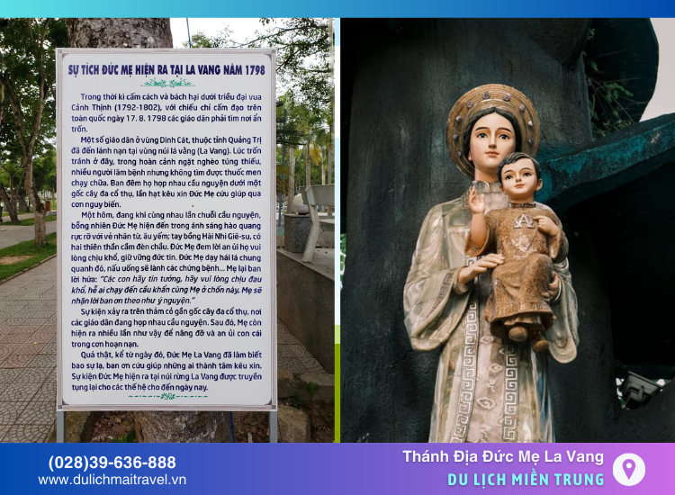 Đức Mẹ hiện linh, ban ơn và trở thành trung tâm hành hương linh thiêng
