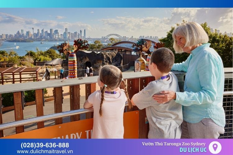 Vườn thú Taronga Sydney giúp du khách hiểu thêm về các loài động vật cũng như nỗ lực bảo tồn chúng