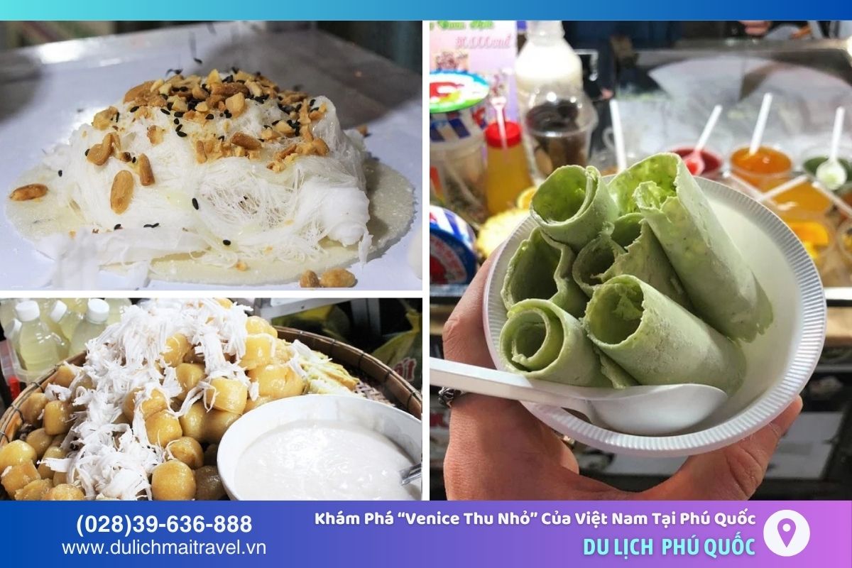 Những món ăn vặt cũng sẽ mang đến một trải nghiệm ẩm thực mới lạ và thú vị cho du khách