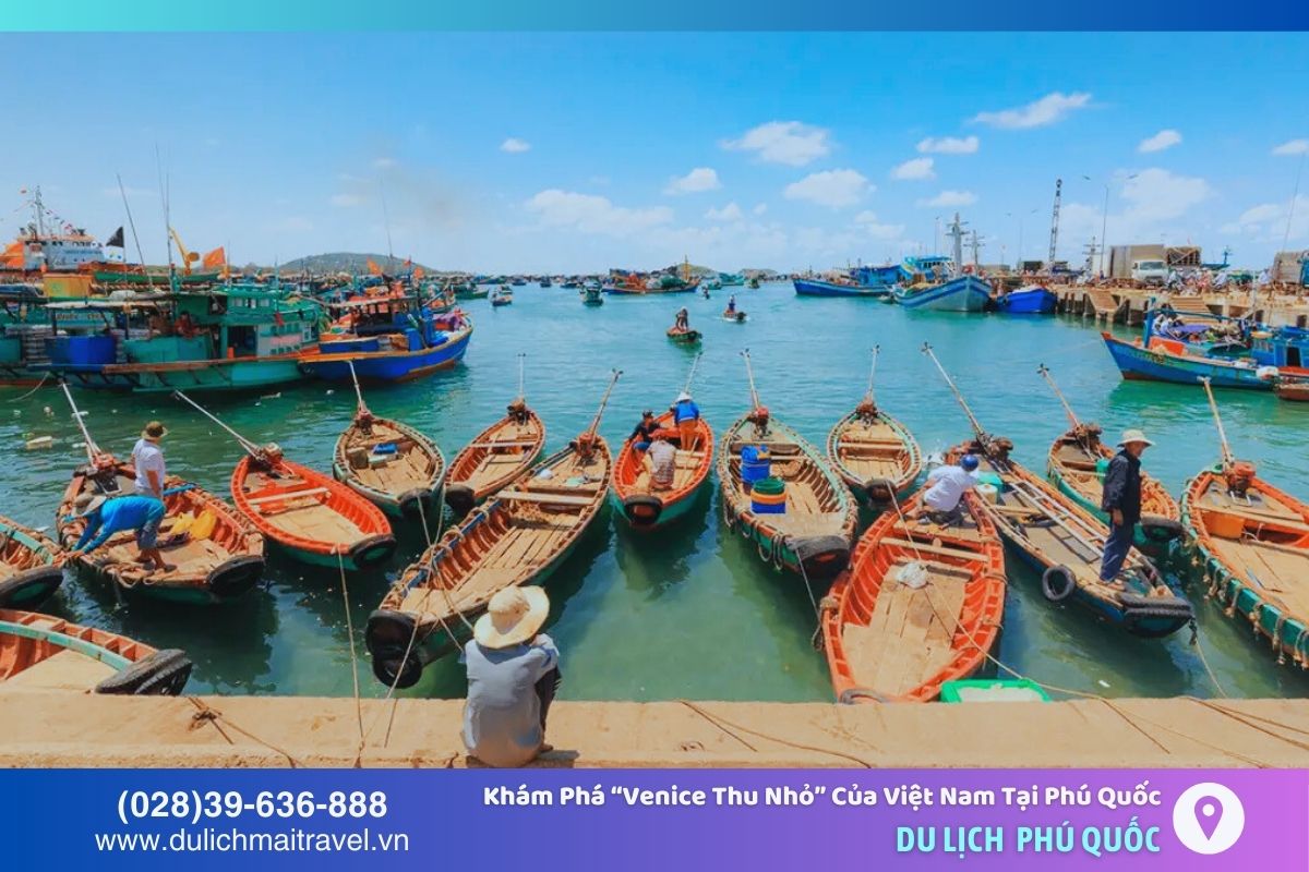 Làng chài Hàm Ninh Phú Quốc với vẻ đẹp bình dị của cuộc sống làng chài truyền thống