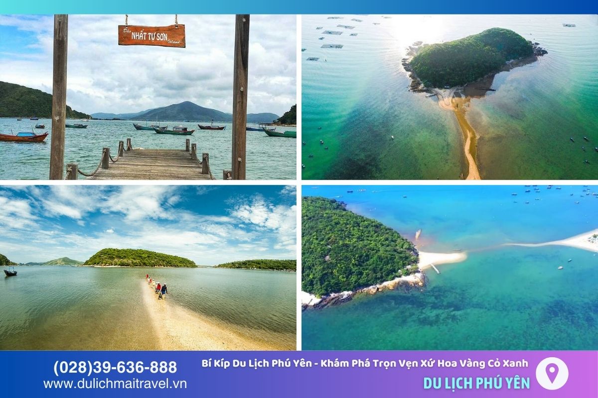 Đảo Nhất Tự Sơn nổi bật với con đường đi bộ giữa biển