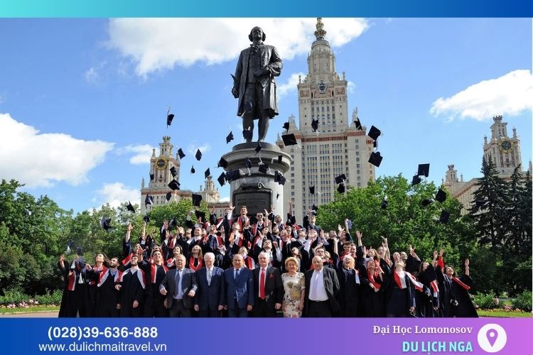 Đại học Lomonosov có hơn 7.000 sinh viên quốc tế từ khắp nơi trên thế giới theo học