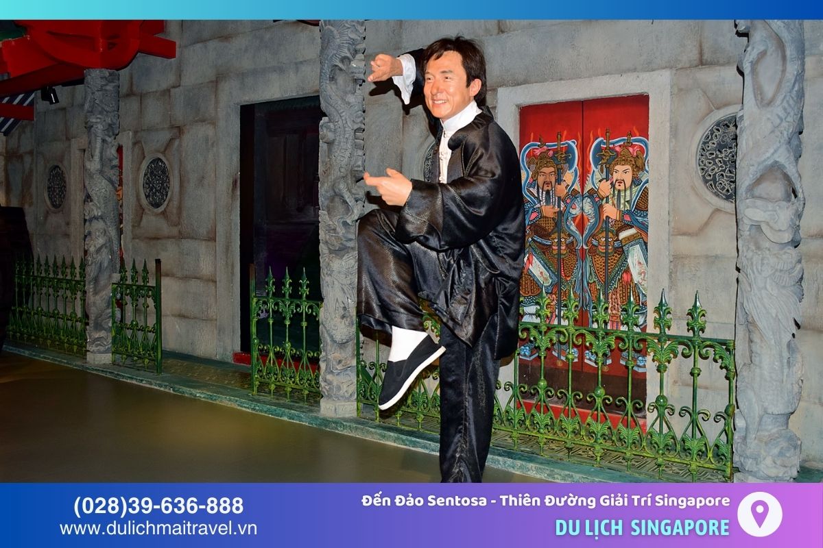 Bảo Tàng Madame Tussauds trưng bày tượng sáp Thành Long với kích thước thật