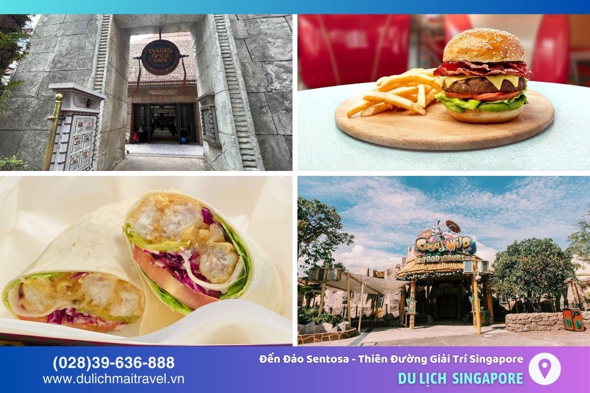 Sentosa với ẩm thực đặc sắc và đa dạng
