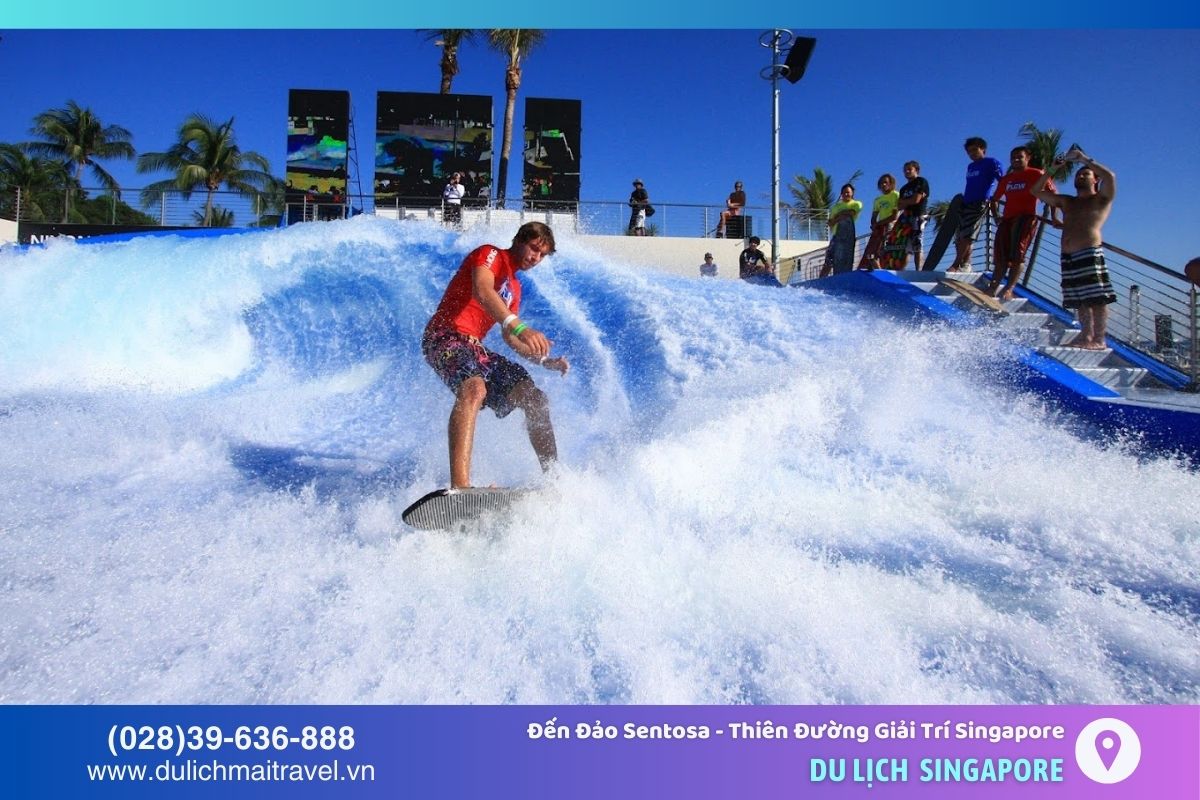 Công viên SeaBreeze Water Sports thích hợp cho môn thể thao mạo hiểm như lướt sóng và máy bay phản lực