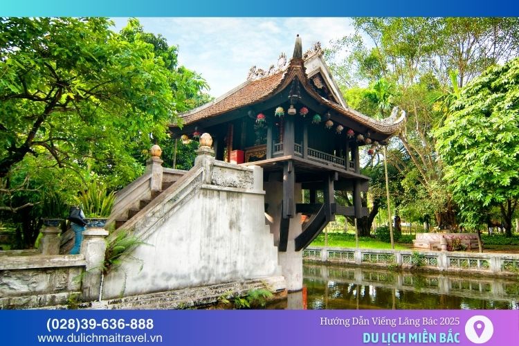 Chùa Một Cột được thiết kế như một đóa sen