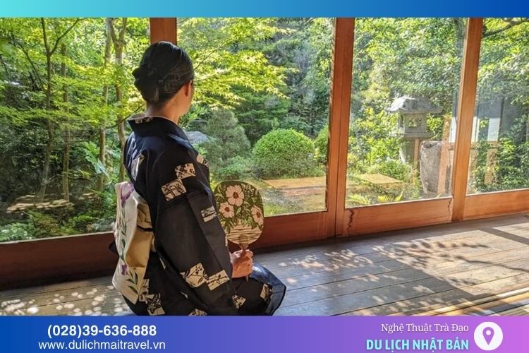 Trà đạo Nhật Bản giúp tâm hồn thanh tịnh, hòa mình vào thiên nhiên, tìm thấy vẻ đẹp cuộc sống