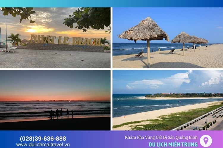 Vẻ đẹp thơ mộng của biển Nhật Lệ