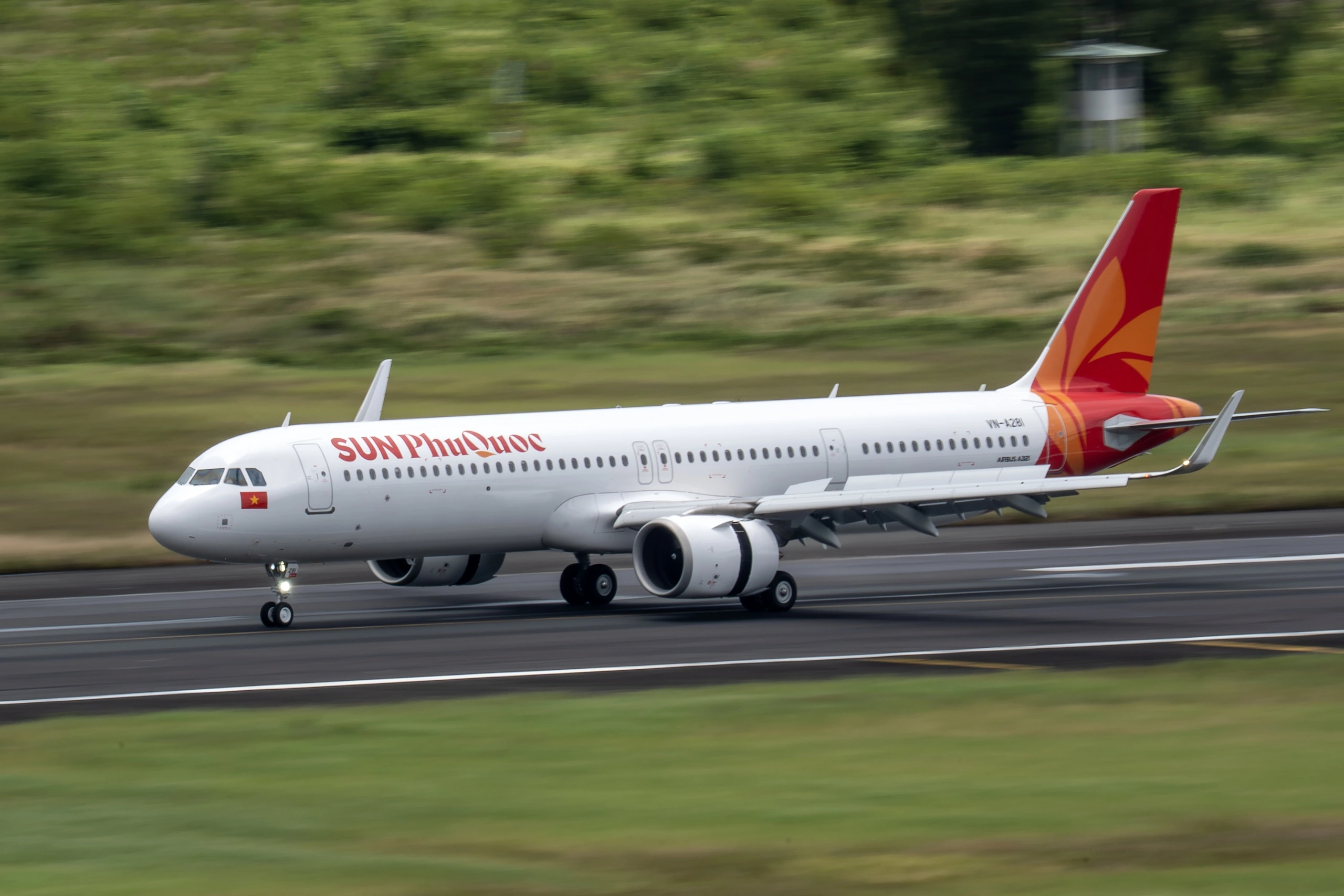 hình ảnh đầu tiên máy bay Sun PhuQuoc Airways