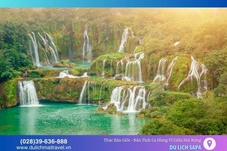Mùa xuân thác Bản Giốc dịu dàng, trong xanh như ngọc