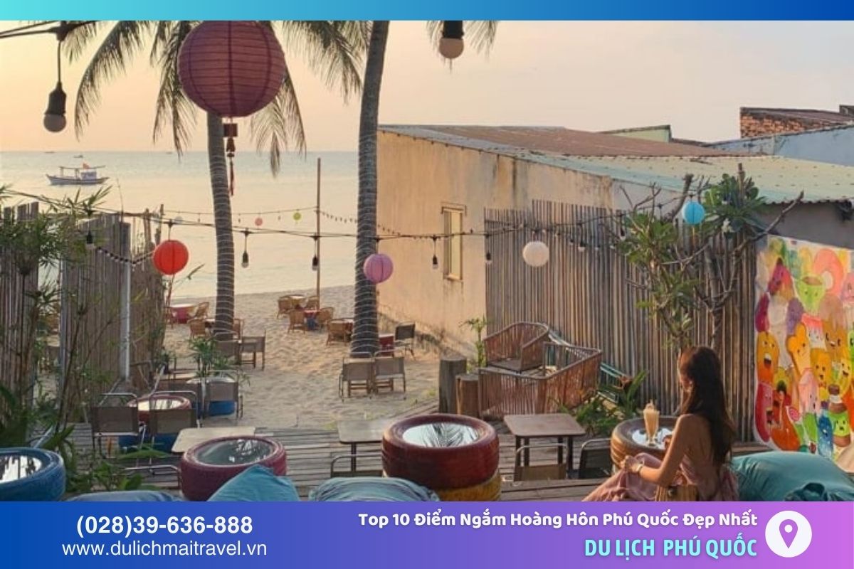 Aroi Coffee & Dessert: Không gian yên tĩnh để tận hưởng hoàng hôn tuyệt đẹp
