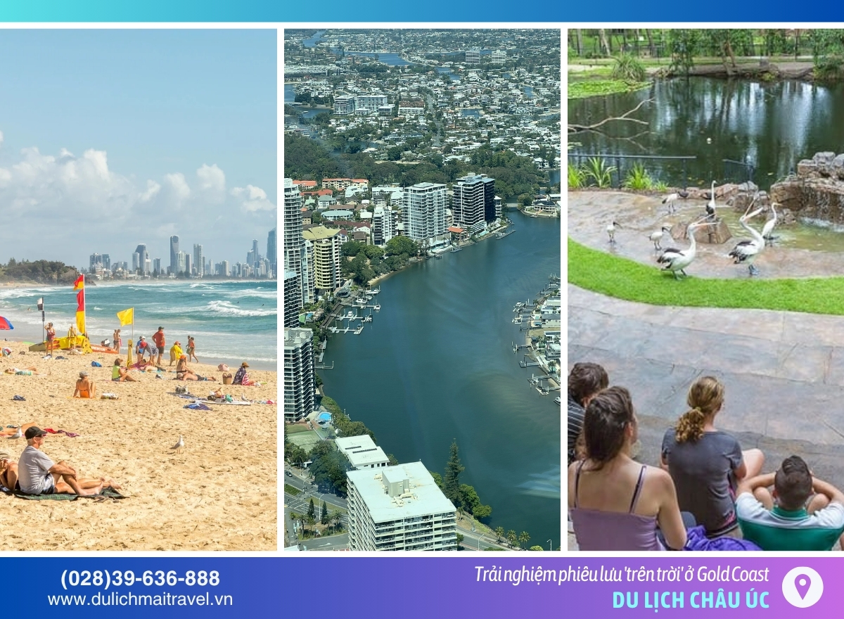 thành phố biển gold coast nhìn từ trên cao