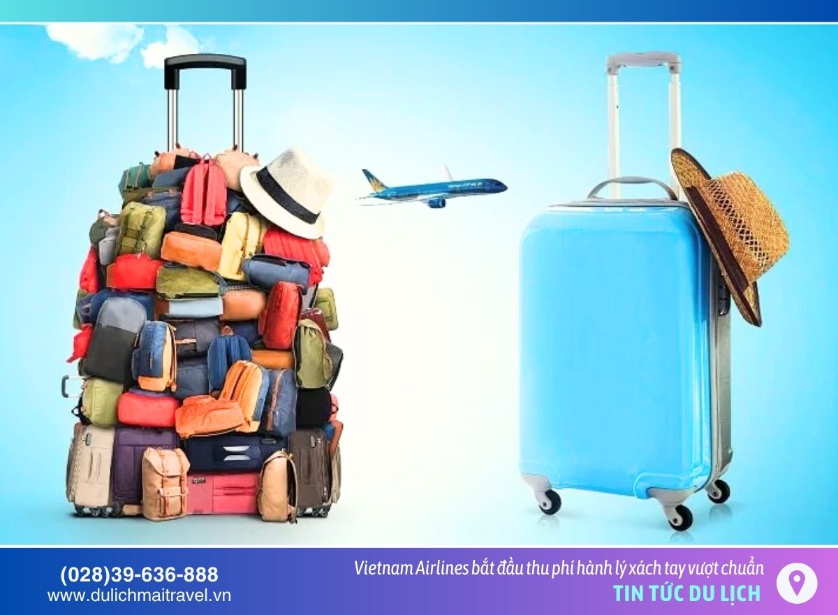 Vietnam Airlines thu phí hành lý xách tay