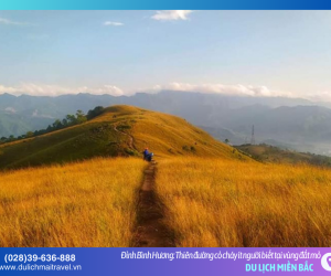 Đỉnh Bình Hương – Bản tình ca của cỏ cháy và mây trời miền Bắc
