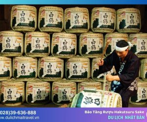 Bảo tàng rượu Hakutsuru Sake – Khám phá lịch sử và hương vị truyền thống Nhật Bản
