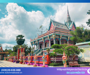 Chùa Sà Lôn: Tuyệt tác kiến trúc từ triệu mảnh sành sứ