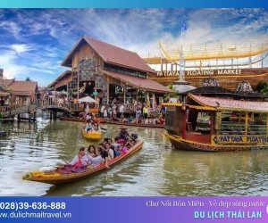 Chợ nổi 4 Miền - Khám phá vẻ đẹp sông nước Thái Lan