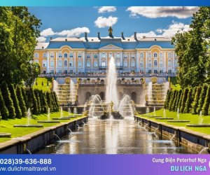 Cung điện Peterhof Nga - Nơi nghỉ dưỡng mùa hè của Peter Đại đế