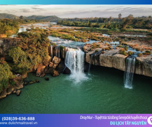 Thác Dray Nur: Huyền thoại “nàng thơ” hùng vĩ giữa đại ngàn Tây Nguyên