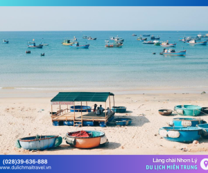 Làng Chài Nhơn Lý – Vẻ Đẹp Mộc Mạc Bên Biển Cả