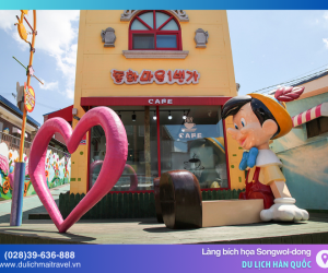 Làng bích họa Songwol-dong - Làng cổ tích giữa lòng Hàn Quốc