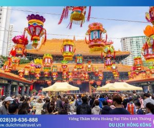 Viếng thăm miếu Hoàng Đại Tiên linh thiêng, nổi tiếng tại Hồng Kông