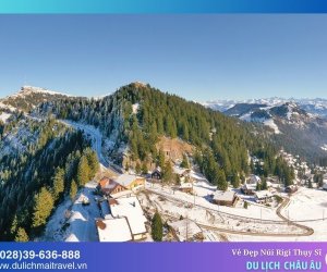 Chiêm ngưỡng vẻ đẹp núi Rigi khi du lịch Thuỵ Sĩ