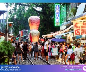 Phố cổ Thập Phần nơi lưu giữ giá trị truyền thống Đài Loan