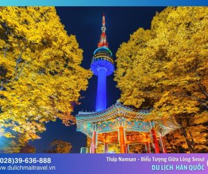 Tháp Namsan - Biểu Tượng Giữa Lòng Seoul Hàn Quốc