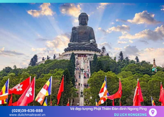 Lên đỉnh Ngong Ping chiêm ngưỡng tượng Phật Thiên Đàn lớn nhất Hồng Kông