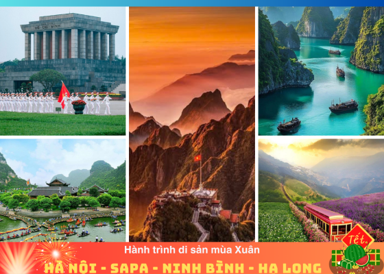 TOUR HÀ NỘI - SAPA - NINH BÌNH - HẠ LONG - TẾT