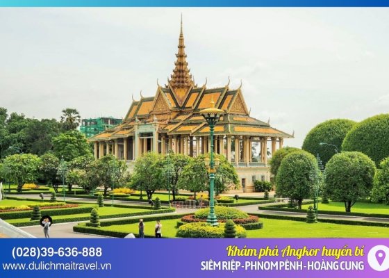 Tour Campuchia 4 Ngày 3 Đêm, Siêm Riệp - Phnôm Pênh, Khám Phá Angkor Huyền Bí