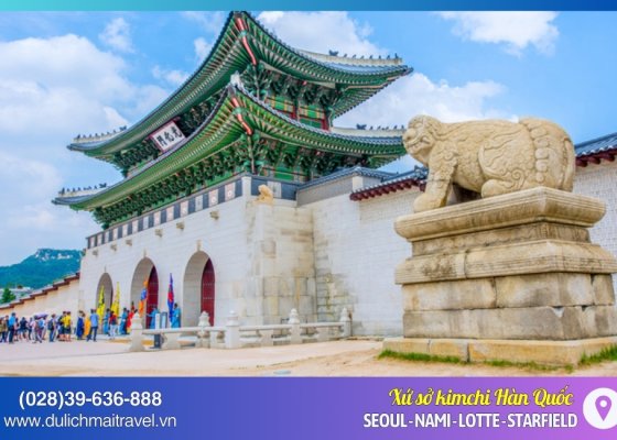 Tour Hàn Quốc 5N4D, Seoul - Nami - Lotte World - Thư Viên Starfield, Khởi Hành Hàng Tuần 