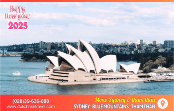 Tour Du lịch Úc Tết 2025|Mono Sydney | 5N4D