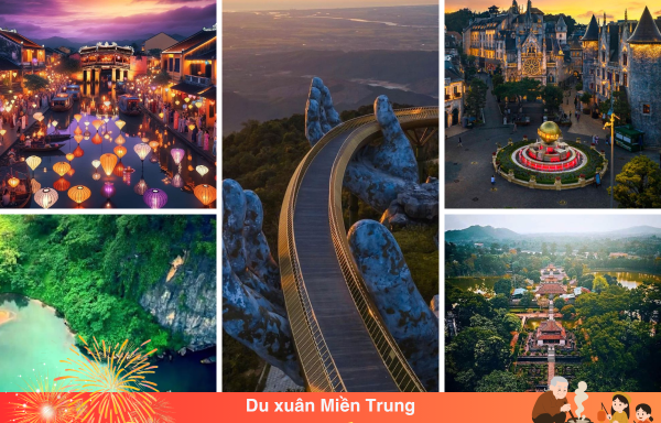 Tour Miền Trung Tết 2026 | Đà Nẵng, Hội An, Bà Nà, Phong Nha 4N3D