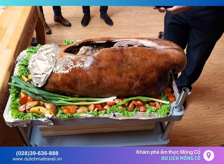 Món Boodog – Thịt dê nướng Mông Cổ