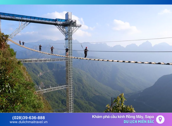 tham quan cầu kính Rồng Mây Sapa